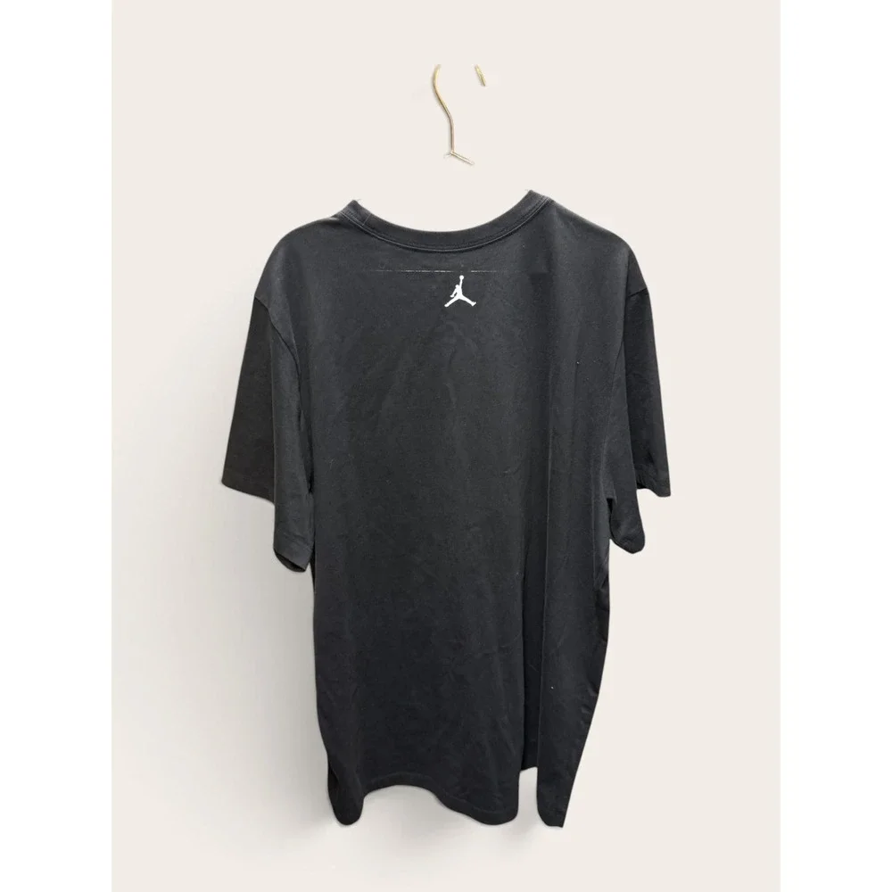 Jordan Mens Graphic T-Shirt Black Sneaker Water Splash XXL 100% Cotton NWOT